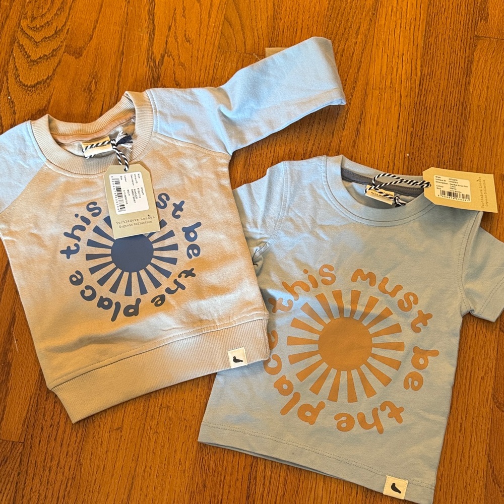 Turtledove London this must be the place tee and sweatshirt